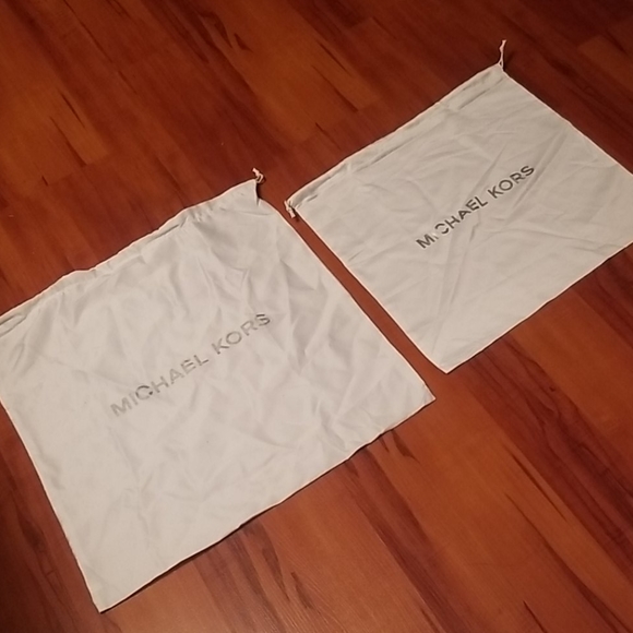 Two Michael Kors Dust Bag